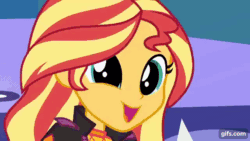Size: 640x360 | Tagged: safe, imported from derpibooru, screencap, hunter hedge, pinkie pie, raspberry lilac, snails, spike, spike the regular dog, sunset shimmer, dog, human, equestria girls, equestria girls series, wake up!, spoiler:eqg series (season 2), animated, eyes closed, female, geode of empathy, geode of sugar bombs, gif, gifs.com, grin, magical geodes, male, music festival outfit, nose in the air, open mouth, open smile, running, smiling, sugar rush, wake up!: pinkie pie