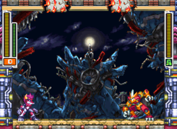 Size: 2096x1528 | Tagged: safe, imported from derpibooru, smolder, dragon, robot, biometal, crossover, fistleo the predatoroid, mega man (series), megaman zx, pixel art, pseudoroids, roboticization