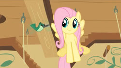 Size: 976x549 | Tagged: safe, imported from derpibooru, screencap, fluttershy, hummingway, bird, hummingbird, pegasus, pony, a bird in the hoof