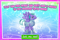 Size: 1038x692 | Tagged: safe, imported from derpibooru, crystal pony, pegasus, pony, advertisement, armor, crystal guard, crystal guard armor, crystal pegasus, gameloft, male, official, royal guard, stallion, unnamed character, unnamed pony