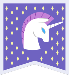 Size: 1304x1417 | Tagged: safe, artist:bb-k, edit, imported from derpibooru, pony, unicorn, hearth's warming eve (episode), banner, flag, jewelry, no pony, object, regalia, simple background, transparent background, unicorn tribe, unicornia