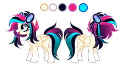 Size: 2605x1482 | Tagged: safe, artist:moonbatz, imported from derpibooru, oc, oc:star rave, pegasus, pony, female, goggles, mare, simple background, solo, transparent background