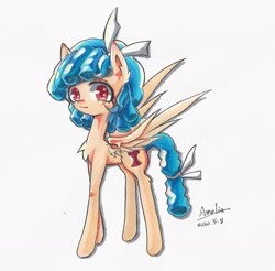 Size: 1963x1930 | Tagged: safe, artist:ameliawwwwwww, imported from derpibooru, cozy glow, pegasus, pony, female, filly, foal, solo