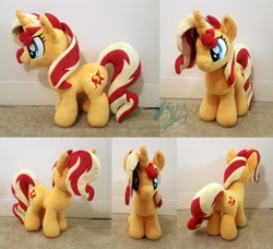 Size: 4096x3740 | Tagged: safe, artist:fire-topaz, imported from derpibooru, sunset shimmer, pony, unicorn, equestria girls, irl, photo, plushie, solo