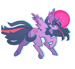 Size: 500x459 | Tagged: safe, artist:batthsalts, imported from derpibooru, twilight sparkle, alicorn, pony, alternate cutie mark, butt, looking at you, looking back, looking back at you, partially open wings, plot, simple background, smiling, solo, sparkles, twilight sparkle (alicorn), vulgar, white background, wide eyes, wings, wrong neighborhood