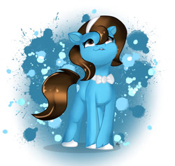 Size: 1024x970 | Tagged: safe, artist:doraeartdreams-aspy, imported from derpibooru, oc, oc only, oc:bella voce, earth pony, pony, bowtie, earth pony oc, female, mare, solo