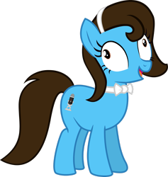 Size: 2387x2513 | Tagged: safe, artist:egstudios93, imported from derpibooru, oc, oc only, oc:bella voce, earth pony, pony, bowtie, derp, earth pony oc, faic, high res, show accurate, simple background, transparent background
