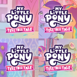 Size: 1920x1920 | Tagged: safe, edit, edited screencap, editor:itsmgh1203, imported from derpibooru, screencap, pipp petals, sunny starscout, earth pony, pegasus, pony, spoiler:g5, spoiler:my little pony: tell your tale, spoiler:tyts01e13, spoiler:tyts01e14, spoiler:tyts01e15, spoiler:tyts01e16, alicorn issues, dahlia, dumpster diving, female, filter, flying, g5, grin, making a foal of me, mare, meta, my little pony logo, my little pony: tell your tale, neighfever, offscreen character, pegasus sunny starscout, race swap, smiling, spread wings, wings