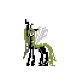 Size: 512x512 | Tagged: safe, artist:um89s, artist:ume89s, imported from derpibooru, queen chrysalis, changeling, changeling queen, female, mare, pixel art, simple background, solo, white background