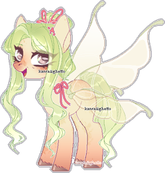 Size: 405x426 | Tagged: safe, artist:kawaiighetto, imported from derpibooru, oc, oc only, pony, butterfly wings, eyelashes, female, mare, simple background, smiling, solo, transparent background, unshorn fetlocks, wings