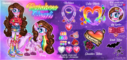 Size: 1280x607 | Tagged: safe, artist:noreentheartist, imported from derpibooru, oc, oc only, oc:rainbow heart, bird, cardinal, pegasus, pony, equestria girls, angry birds, angry birds toons, female, galah, jewelry, necklace, pretty, red bird, solo, stella (angry birds)