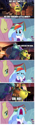 Size: 512x1828 | Tagged: safe, artist:mblairll, edit, edited screencap, imported from derpibooru, screencap, fluttershy, rainbow dash, pegasus, pony, tanks for the memories, comic, crying, female, james p. sullivan, male, mare, mike wazowski, monster, monsters inc., screencap comic