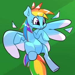 Size: 1792x1795 | Tagged: safe, artist:applephil, imported from derpibooru, rainbow dash, pegasus, pony, female, flying, mare, solo, spread wings, wings