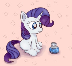 Size: 2000x1824 | Tagged: safe, artist:nedemai, imported from derpibooru, rarity, pony, unicorn, age regression, atg2022, female, filly, filly rarity, foal, looking at something, newbie artist training grounds, solo, younger