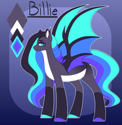 Size: 1942x1988 | Tagged: safe, artist:purplegrim40, imported from derpibooru, oc, oc only, bat pony, pony, abstract background, bat pony oc, bat wings, colored hooves, female, mare, solo, wings