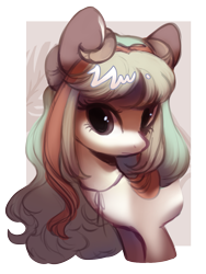 Size: 861x1144 | Tagged: safe, artist:dammmnation, imported from derpibooru, oc, oc only, earth pony, pony, bust, earth pony oc, female, mare, simple background, solo, transparent background