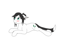 Size: 4128x3096 | Tagged: safe, artist:lennystendhal13, imported from derpibooru, oc, oc:lonesome lime, earth pony, pony, female, lying down, mare, prone, simple background, solo, transparent background