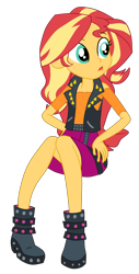 Size: 1800x3549 | Tagged: safe, artist:gmaplay, imported from derpibooru, sunset shimmer, human, equestria girls, equestria girls series, cute, shimmerbetes, simple background, sitting, solo, transparent background