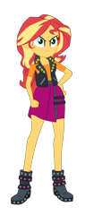 Size: 1800x4734 | Tagged: safe, artist:gmaplay, imported from derpibooru, sunset shimmer, human, equestria girls, equestria girls series, rollercoaster of friendship, badass, badass adorable, cute, shimmerbetes, simple background, solo, transparent background