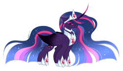 Size: 3000x1743 | Tagged: safe, artist:inspiredpixels, imported from derpibooru, twilight sparkle, alicorn, pony, midnight sparkle, ponified, simple background, solo, transparent background, twilight sparkle (alicorn)