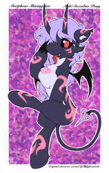 Size: 2460x3897 | Tagged: safe, artist:焰心fireworks, imported from derpibooru, oc, oc only, oc:morpheus shiningstar, succubus, succubus pony, reference sheet