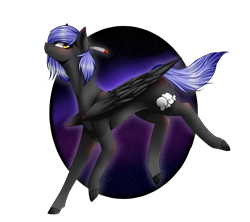 Size: 2654x2353 | Tagged: safe, artist:kat-the-true-kitkat, imported from derpibooru, oc, oc only, oc:cloudy night, pegasus, pony, pegasus oc, simple background, solo, transparent background, wings
