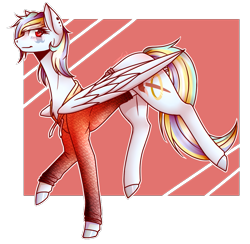 Size: 991x969 | Tagged: safe, artist:kat-the-true-kitkat, imported from derpibooru, oc, oc only, pegasus, pony, colored hooves, ear piercing, female, mare, pegasus oc, piercing, raised hoof, simple background, solo, transparent background, wings