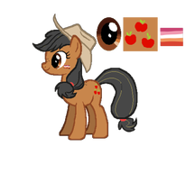 Size: 216x193 | Tagged: safe, edit, imported from twibooru, applejack, pony, applejaxk, black edits, diversity, female, image, lesbian pride flag, lgbt, mare, no hetero, png, poc, pride, pride flag, social justice, social justice warrior, stop heteros, stop racism, trans lesbian, trans lesbian mare, transgender, woc