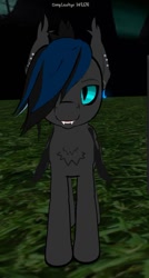 Size: 431x807 | Tagged: safe, imported from derpibooru, oc, oc only, oc:umbra nights, bat pony, pony, 3d, second life, solo