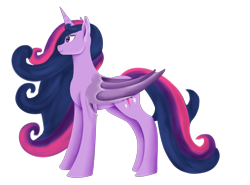 Size: 4431x3274 | Tagged: safe, artist:saint boniface, imported from derpibooru, twilight sparkle, alicorn, pony, bat wings, claws, female, folded wings, high res, mare, simple background, smiling, solo, transparent background, twilight sparkle (alicorn), wing claws, wings