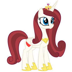 Size: 1024x1024 | Tagged: safe, artist:taionafan369, imported from derpibooru, oc, oc:princess soft heart, alicorn, pony, series:the chronicles of nyx, series:the next generation, series:the nyxian alliance, alicorn oc, clothes, horn, jewelry, next next generation, offspring, offspring's offspring, parent:oc, parent:oc:blix, parent:oc:nyx, parents:blyx, parents:oc x oc, peytral, recolor, regalia, shoes, simple background, solo, tiara, transparent background, wings