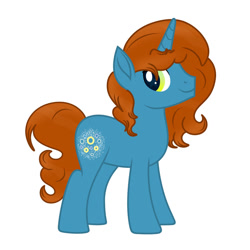 Size: 1024x1024 | Tagged: safe, artist:riofluttershy, imported from derpibooru, oc, oc only, oc:tech spanner, unicorn, horn, male, simple background, solo, stallion, unicorn oc, white background