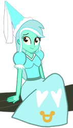 Size: 611x1071 | Tagged: safe, artist:darlycatmake, imported from derpibooru, lyra heartstrings, human, equestria girls, amused, beautiful, clothes, cute, dress, dress up, happy, log, lyra is amused, pretty, princess, princess lyra heartstrings, simple background, smiling, solo, transparent background, wood