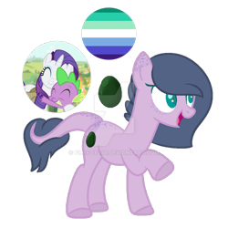 Size: 900x900 | Tagged: safe, artist:elementbases, artist:firefox238, imported from derpibooru, rarity, spike, oc, oc:jade, dracony, hybrid, pony, unicorn, base used, color palette, deviantart watermark, female, gay pride flag, hug, interspecies offspring, male, obtrusive watermark, offspring, open mouth, parent:rarity, parent:spike, parents:sparity, pride, pride flag, reference sheet, screencap reference, shipping, simple background, smiling, solo, sparity, straight, traditional art, transparent background, watermark