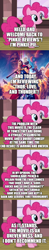 Size: 500x2540 | Tagged: safe, edit, edited screencap, imported from derpibooru, screencap, pinkie pie, comic:pinkie reviews, comic, marvel, marvel cinematic universe, movie review, screencap comic, thor