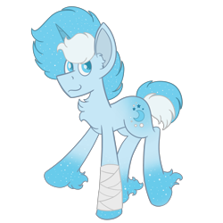 Size: 3000x3000 | Tagged: safe, artist:derpy_the_duck, imported from derpibooru, oc, oc:firelight, ghost, ghost pony, unicorn, bandage, simple background, solo, transparent background