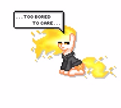 Size: 4096x3665 | Tagged: safe, artist:mariothepixelarter, imported from derpibooru, daybreaker, alicorn, pony, clothes, female, hoodie, lidded eyes, mare, pixel art, simple background, sitting, solo, speech bubble, white background