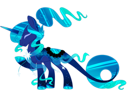 Size: 1280x908 | Tagged: safe, artist:crystal-tranquility, imported from derpibooru, oc, oc:polaris, original species, pond pony, closed species, eyes closed, male, simple background, solo, transparent background