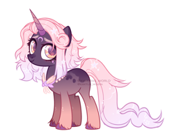 Size: 3200x2500 | Tagged: safe, artist:avroras_world, imported from derpibooru, oc, oc only, oc:elisabeth mooncrest, pony, unicorn, accessory, bow, female, high res, long tail, looking away, mare, short mane, simple background, smiling, solo, tail, white background
