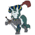 Size: 3000x3000 | Tagged: safe, artist:floots, imported from derpibooru, oc, oc only, oc:aquaria lance, pony, unicorn, armor, clothes, costume, hat, landsknecht, simple background, solo, sword, transparent background, weapon