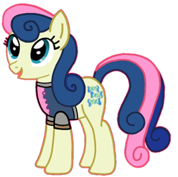 Size: 640x637 | Tagged: safe, artist:darlycatmake, imported from derpibooru, bon bon, sweetie drops, earth pony, pony, adorable face, adorabon, amused, bon bon is amused, cute, female, happy, knight, mare, medieval, open mouth, pretty, proud, simple background, smiling, solo, transparent background