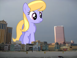 Size: 1600x1200 | Tagged: safe, artist:inuhoshi-to-darkpen, artist:thegiantponyfan, imported from derpibooru, cloud kicker, pegasus, pony, atlantic city, female, giant pegasus, giant pony, giantess, highrise ponies, irl, macro, mare, mega giant, new jersey, photo, ponies in real life, solo