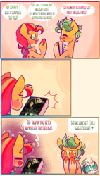 Size: 1170x2062 | Tagged: safe, artist:sockiepuppetry, imported from derpibooru, hitch trailblazer, sunny starscout, earth pony, pony, blushing, book, chest fluff, comic, cute, dialogue, duo, eyes closed, female, g5, happy, heart, hitchbetes, male, mare, markings, open mouth, sparkles, speech bubble, stallion, starry eyes, sweat, sweatdrop, tail, tail wag, twilight (series), unshorn fetlocks, wingding eyes