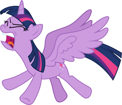 Size: 3495x3000 | Tagged: safe, artist:cloudy glow, imported from derpibooru, twilight sparkle, alicorn, pony, .ai available, angry, eyes closed, female, mare, open mouth, screaming, simple background, solo, transparent background, twilight sparkle (alicorn), vector