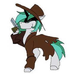 Size: 730x730 | Tagged: safe, artist:brainiac, imported from derpibooru, oc, oc only, oc:casey, pony, brainiacs sketchbook (set), fallout equestria:all things unequal (pathfinder), pixel art, simple background, solo, transparent background