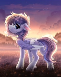 Size: 2342x2975 | Tagged: safe, artist:hakaina, imported from derpibooru, oc, oc only, oc:azure comet, pegasus, pony, butt, plot, solo