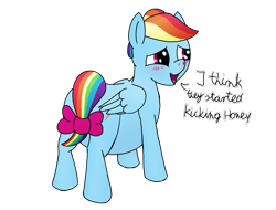 Size: 1345x1024 | Tagged: safe, artist:frilanka, imported from derpibooru, rainbow dash, pegasus, pony, belly, big belly, blushing, bow, butt, cute, dialogue, female, mare, plot, preggo dash, pregnant, request, simple background, solo, tail, tail bow, text, transparent background, wings