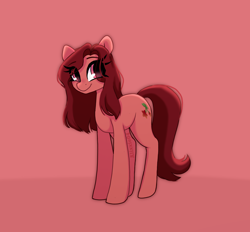 Size: 1948x1807 | Tagged: safe, artist:_alixxie_, imported from derpibooru, oc, oc only, earth pony, pony, earth pony oc, eye clipping through hair, eyebrows, eyebrows visible through hair, female, full body, hooves, mare, signature, solo, standing