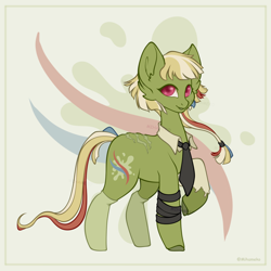 Size: 1200x1200 | Tagged: safe, artist:mihameko, imported from derpibooru, oc, oc only, pony, scar, solo