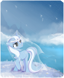 Size: 4000x4843 | Tagged: safe, artist:nnaly, imported from derpibooru, oc, oc only, oc:winter seraph, pony, unicorn, absurd resolution, jewelry, male, solo, stallion, veil